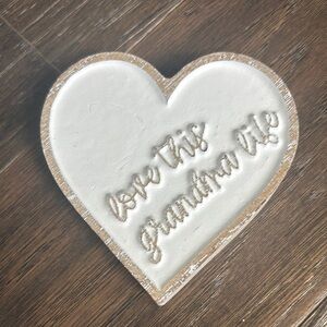 Wooden Heart - Love This Grandma Life”, Grandparent’s Day,Mothers Day gift-decor